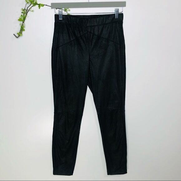 Free People Vegan Suede Black Leggings - Picture 5 of 15